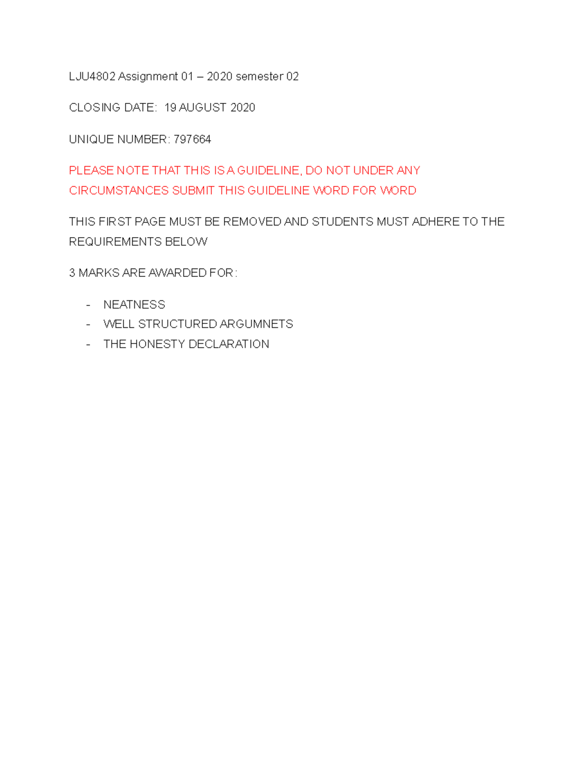 Lju4802 Professional Ethics Assignment Lju4802 Assignment 01 2020