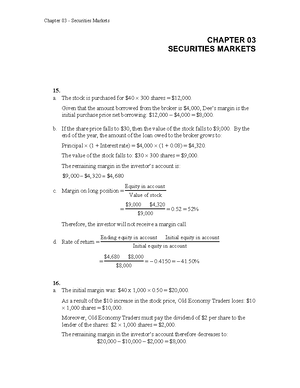 Problem Session - Chapter 6 (Including Solution) - Chapter 6 a and b ...