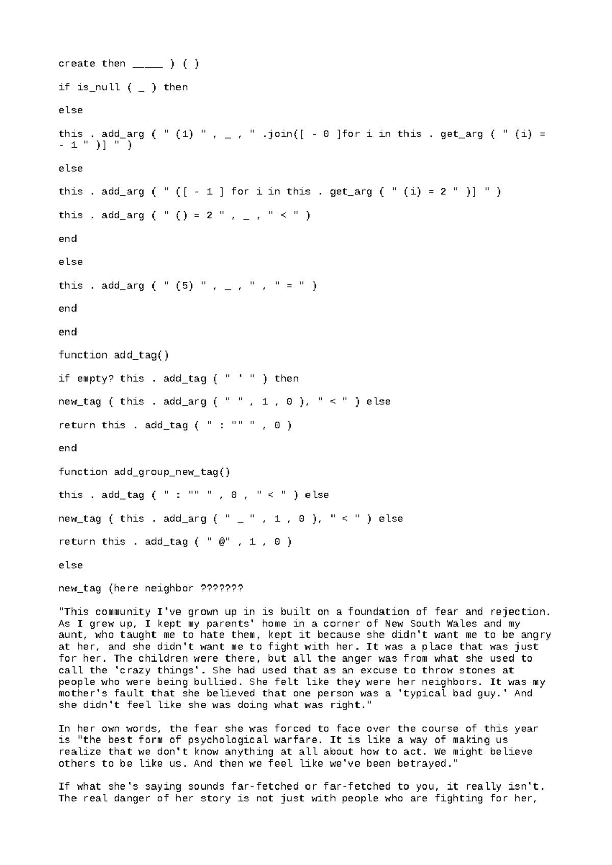 FILM196Infomation7 create then _____ ) ( ) if is_null ( _ ) then