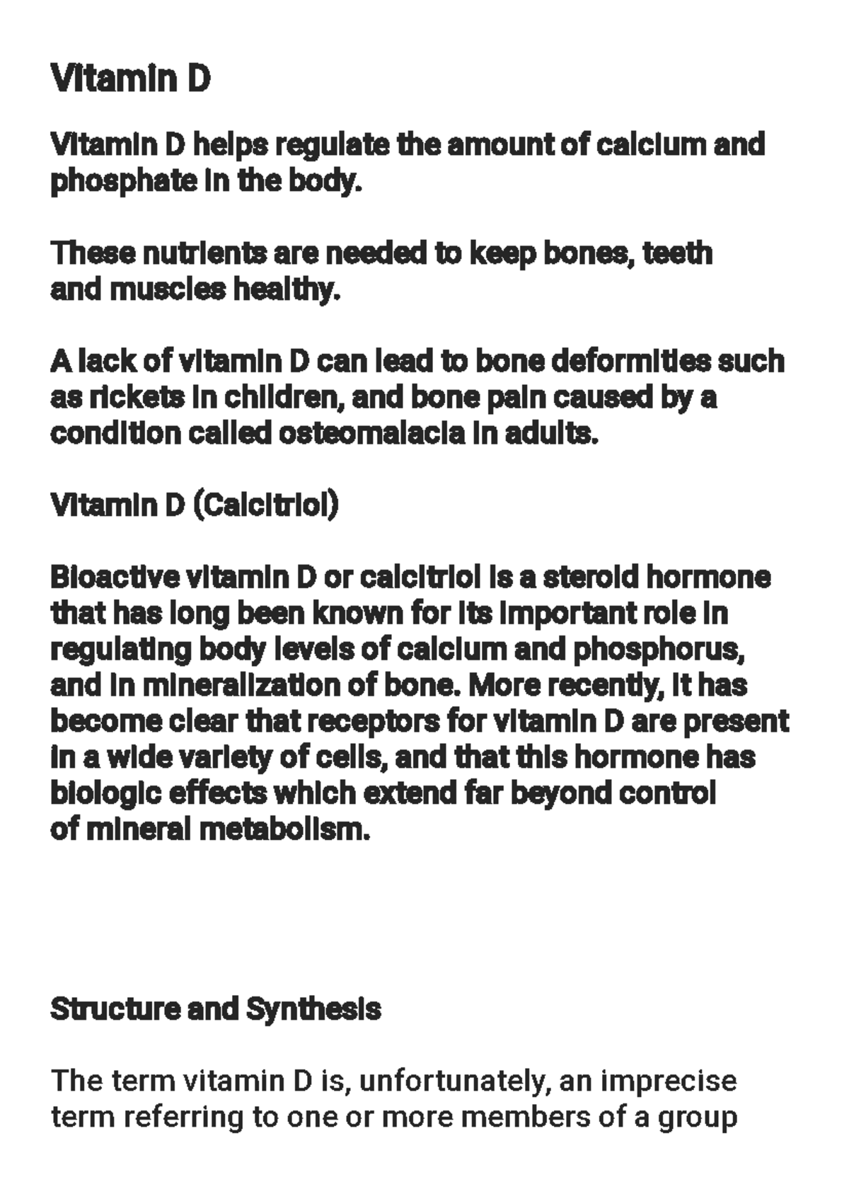 Notes 211230 004433 546 Vitamin D Vitamin D Helps Regulate The Amount