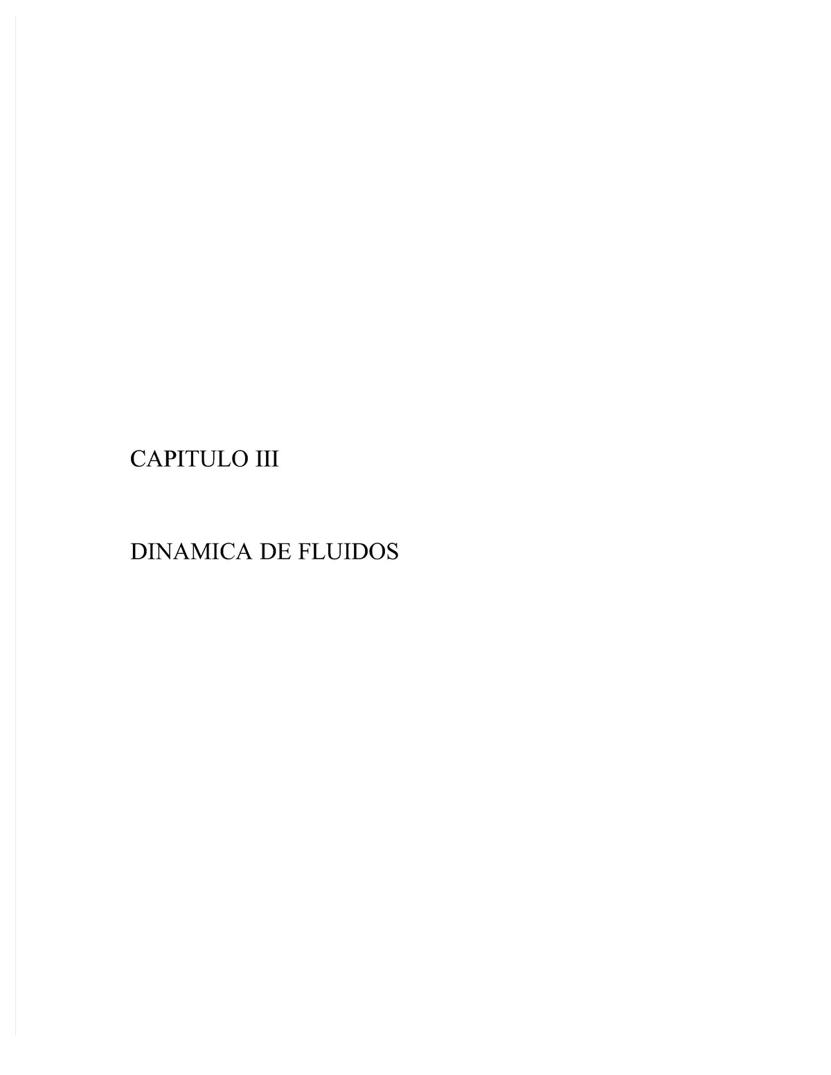 Pdf Dinamica De Fluidos Compress Capitulo Iiicapitulo Iii Dinamica De Fluidosdinamica De