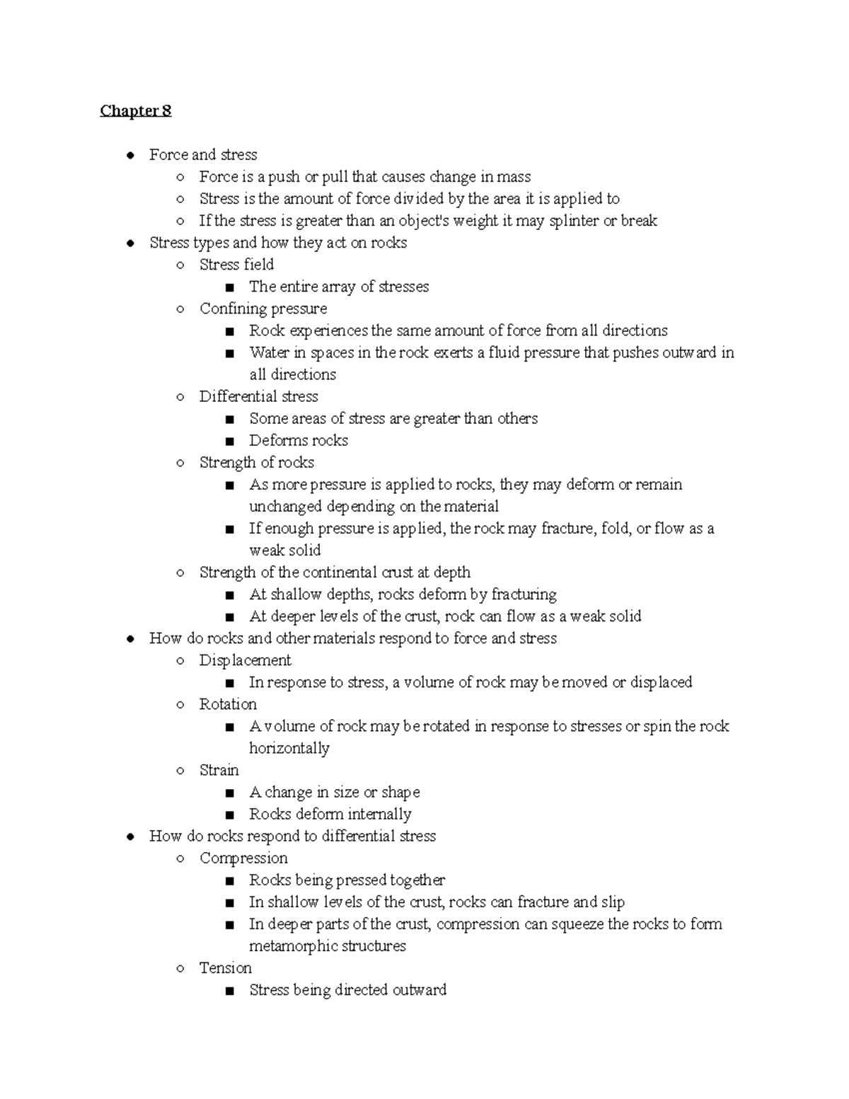 week-7-notes-chapter-8-force-and-stress-force-is-a-push-or-pull-that