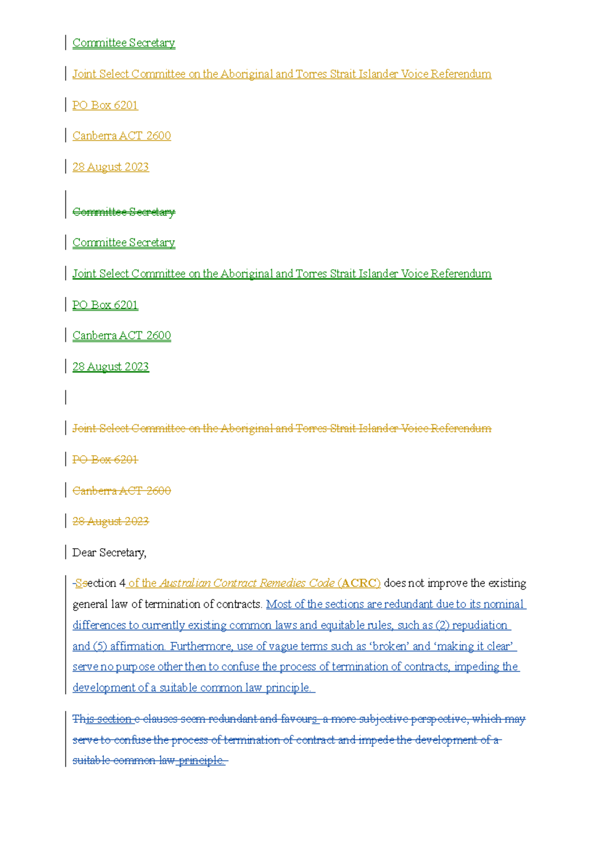 Parlimentary Inquiry Mid-Sem - Joint Select Committee on the Aboriginal ...