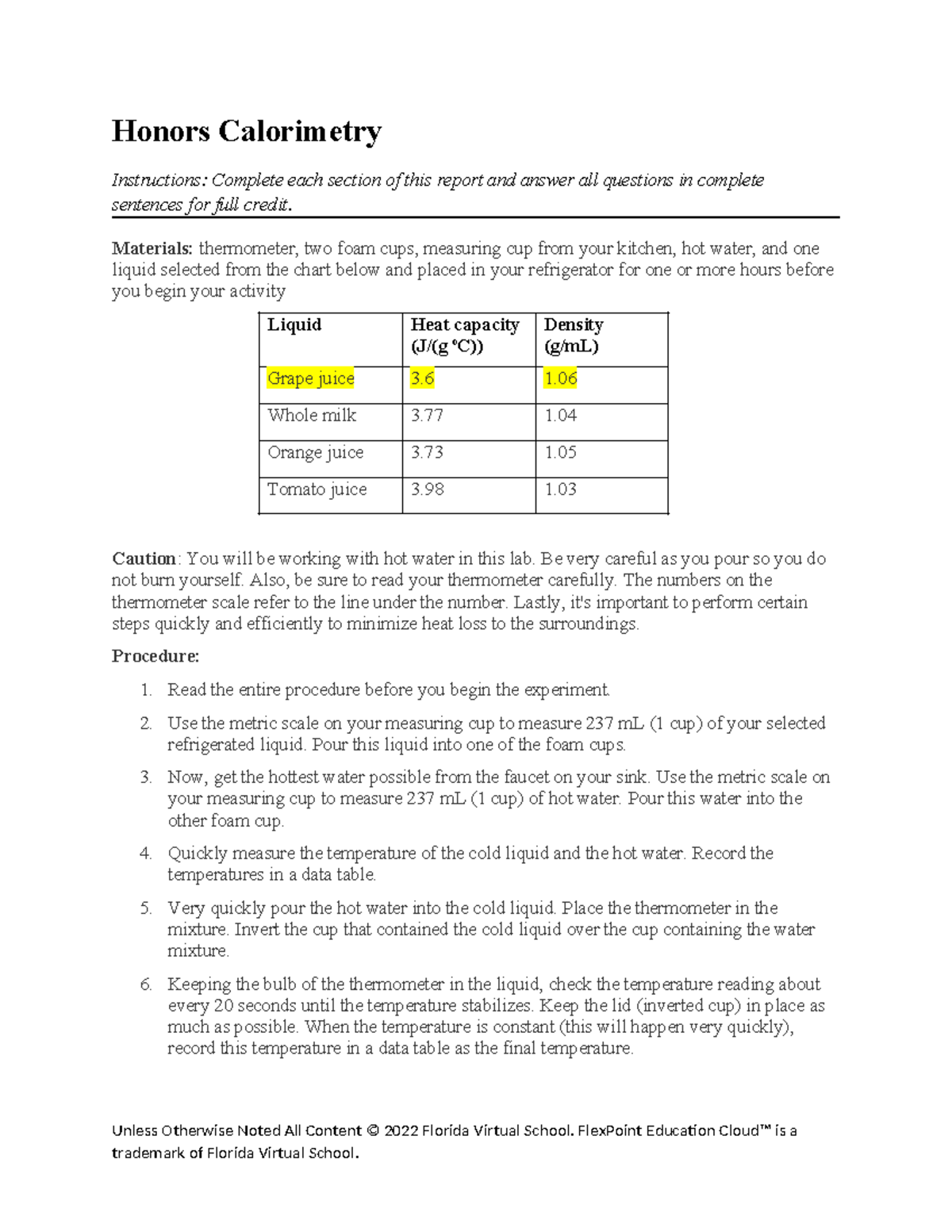 7.03 Chemistry Assignment That Slays And Eats The House Down Period ...