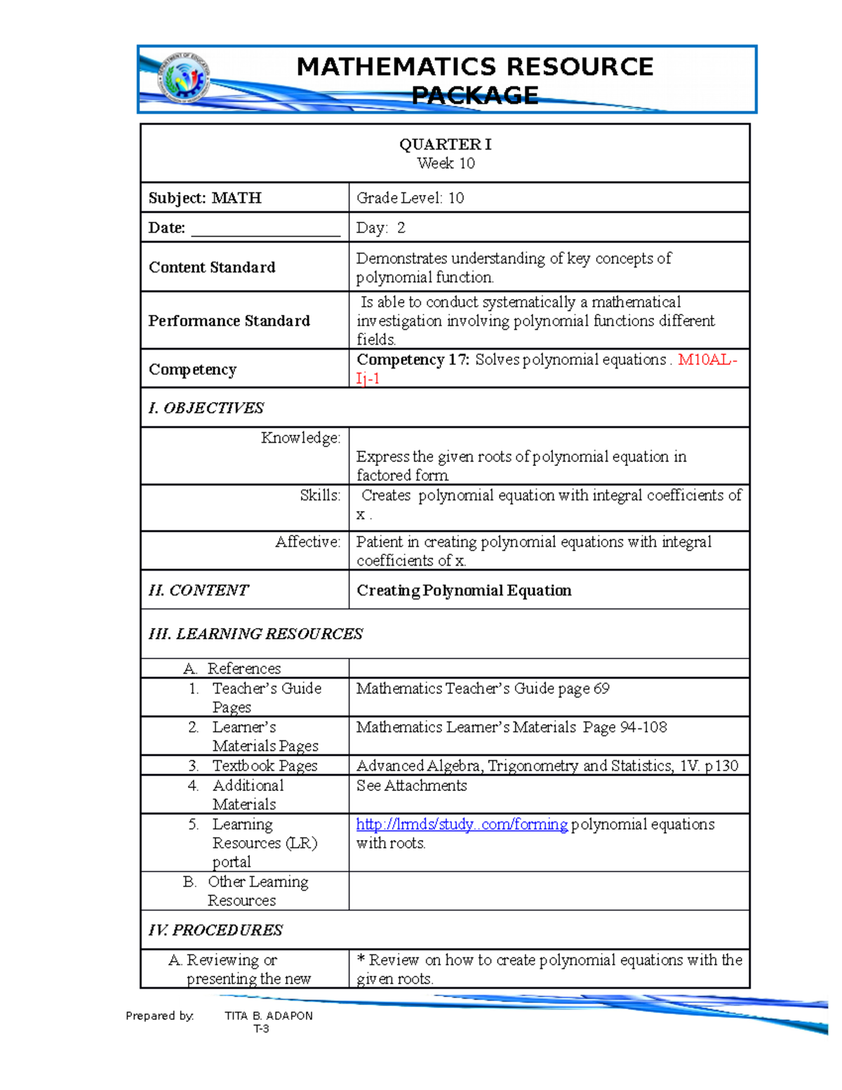 dlp-week-10-day-2-lesson-plan-for-math-package-quarter-i-week-10