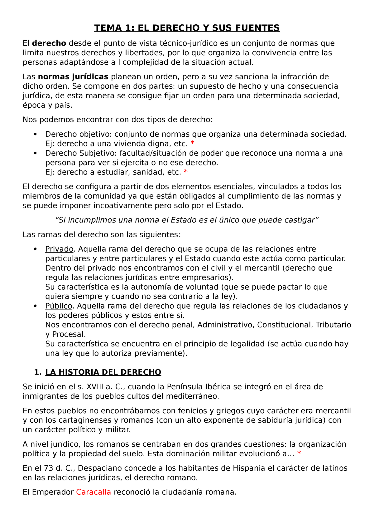 TEMA 1 - Apuntes Tena 1 Nociones Básicas De Derecho - TEMA 1: EL ...