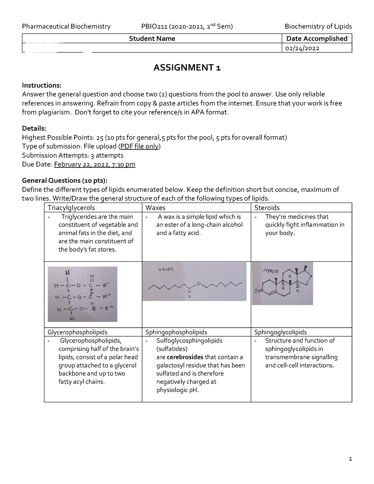 pbio211-assignment-1-chemistry-of-lipids-assignment-1-instructions