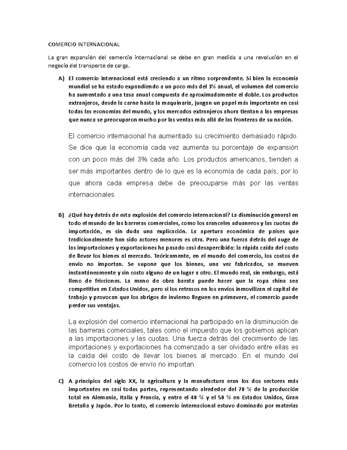 Comercio Internacional de los consumidores en Tabasco - COMERCIO ...