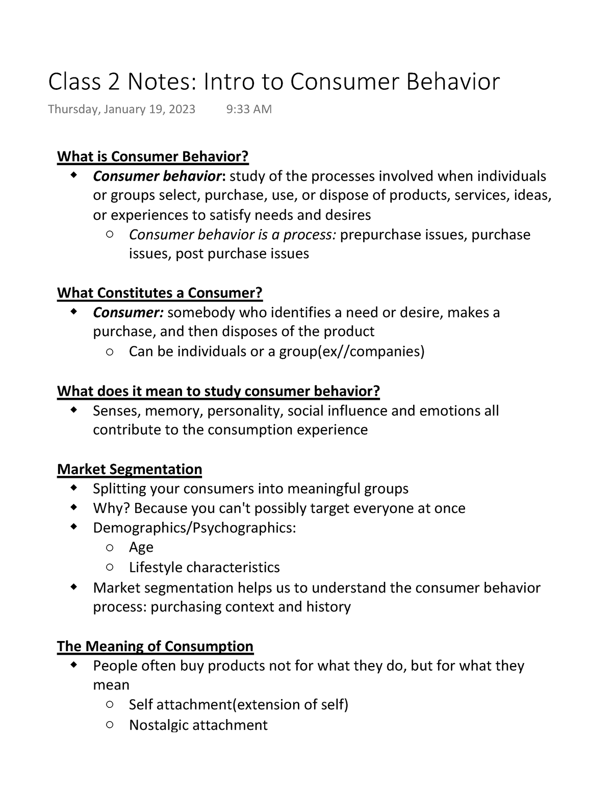 class-2-notes-intro-to-consumer-behavior-what-is-consumer-behavior