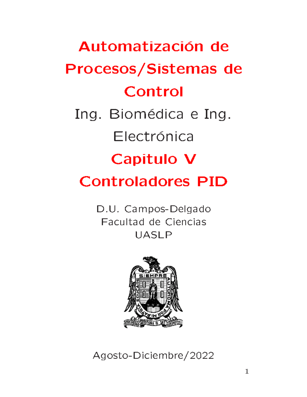 Capitulo 5 AP - APUNTES DE UNIDAD 5 - Automatizaci ́on de Procesos ...