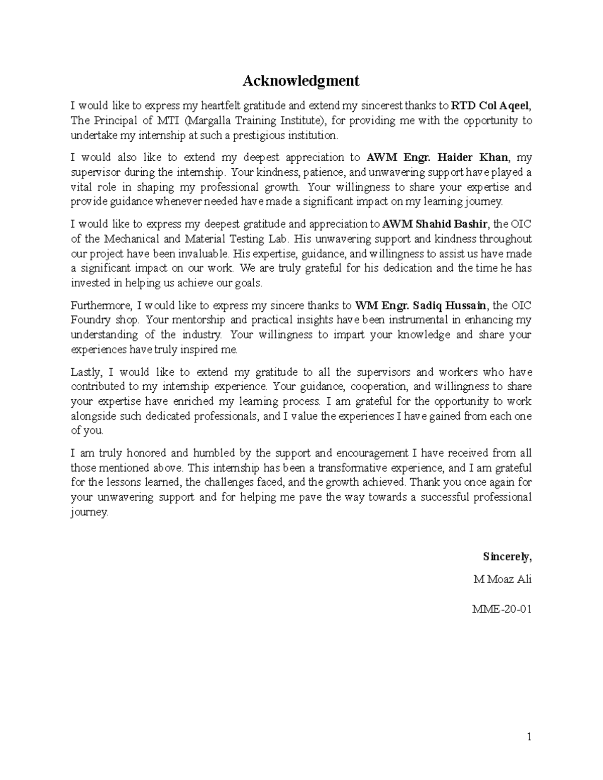 Project CPIS - Acknowledgment I would like to express my heartfelt ...