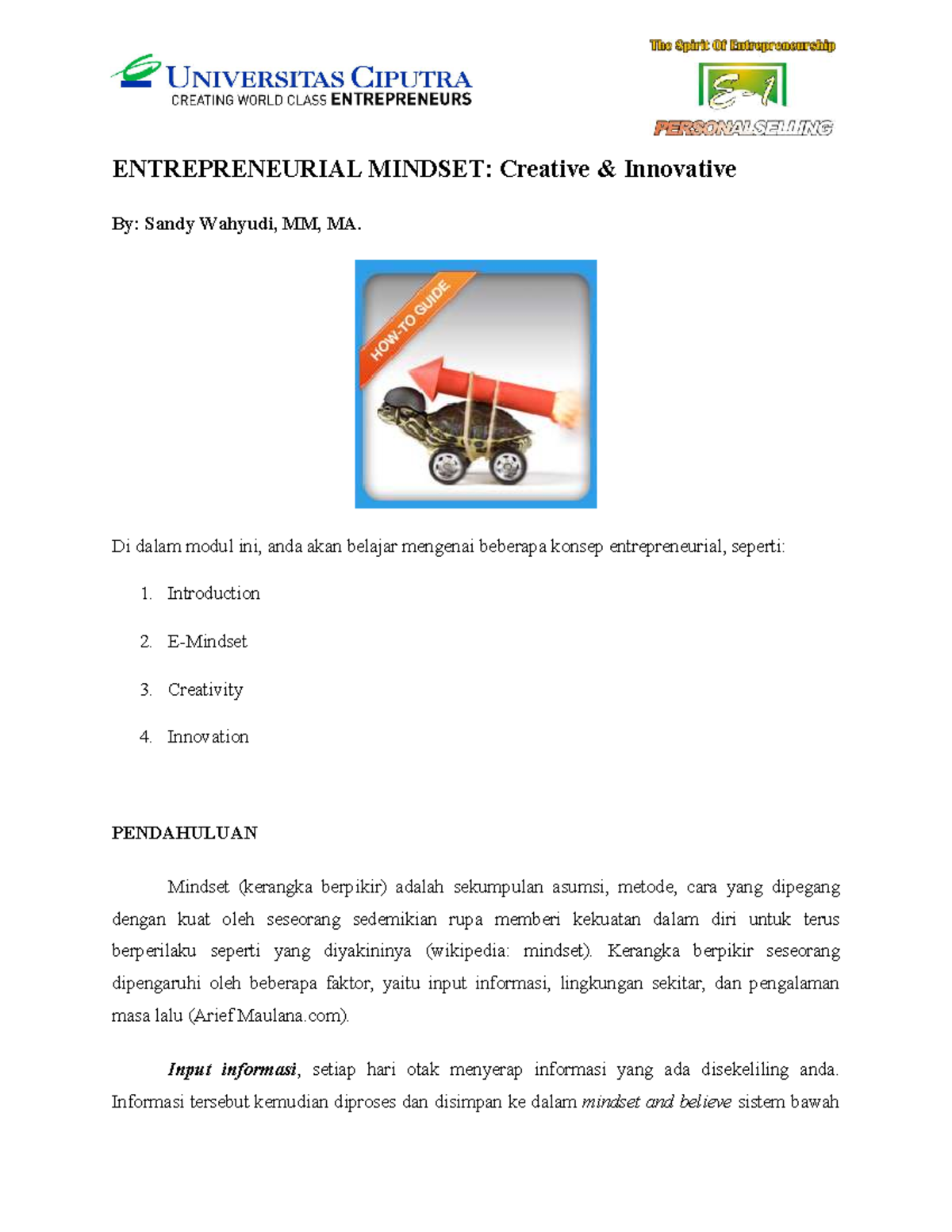 35176101-Entrepreneurial-Mindset - - Studocu