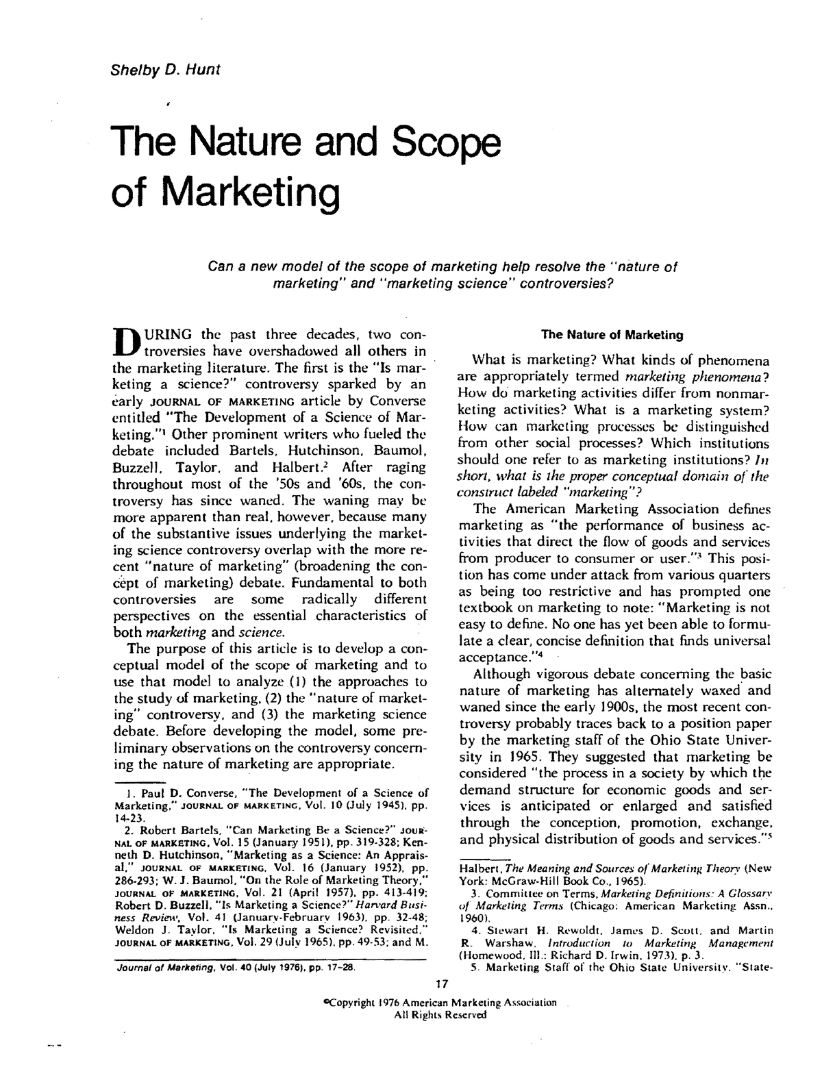 jm76-nature-and-scope-shelby-d-hunt-the-nature-and-scope-of