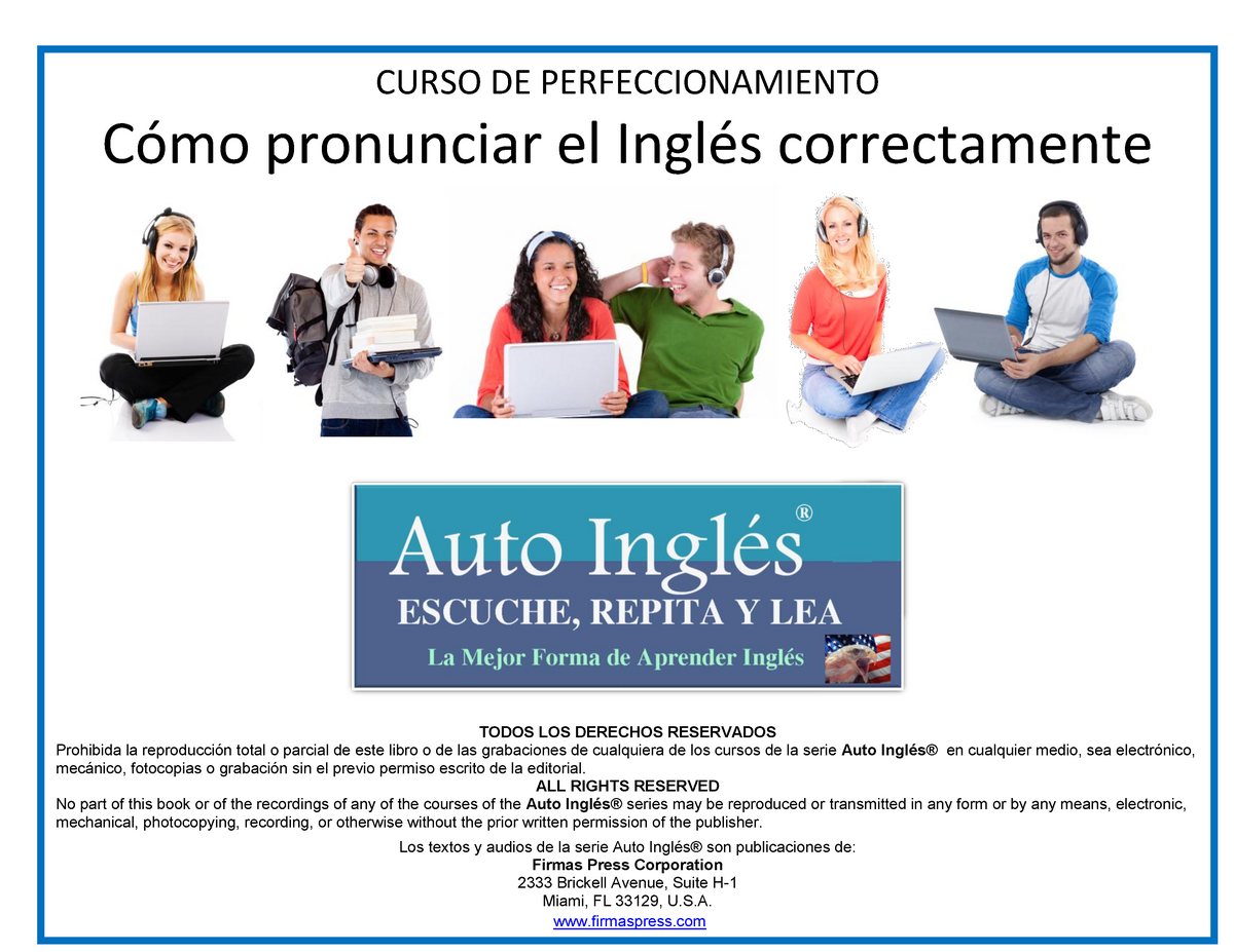 5 Auto Ingles Como Pronunciar El Ingles Correctamente - CURSO DE ...