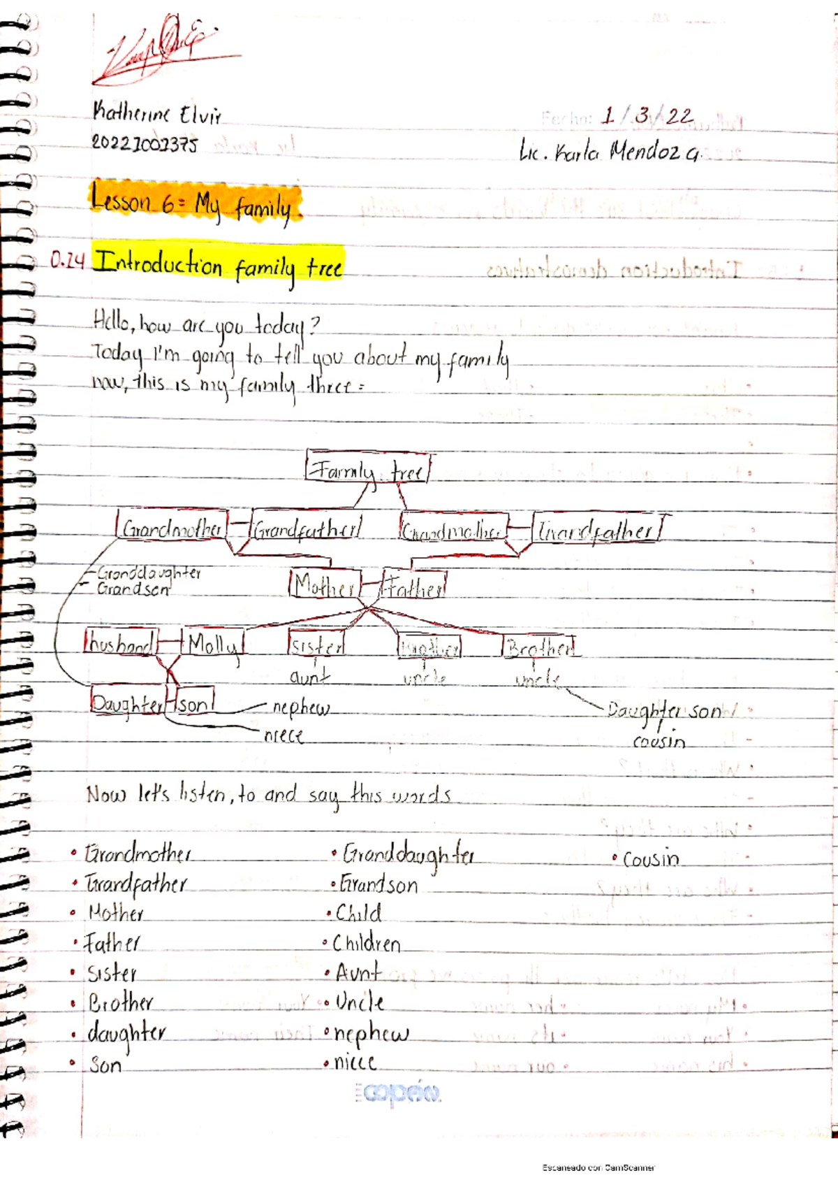 Losson 6 - Lesson 6 - ingles l - Studocu