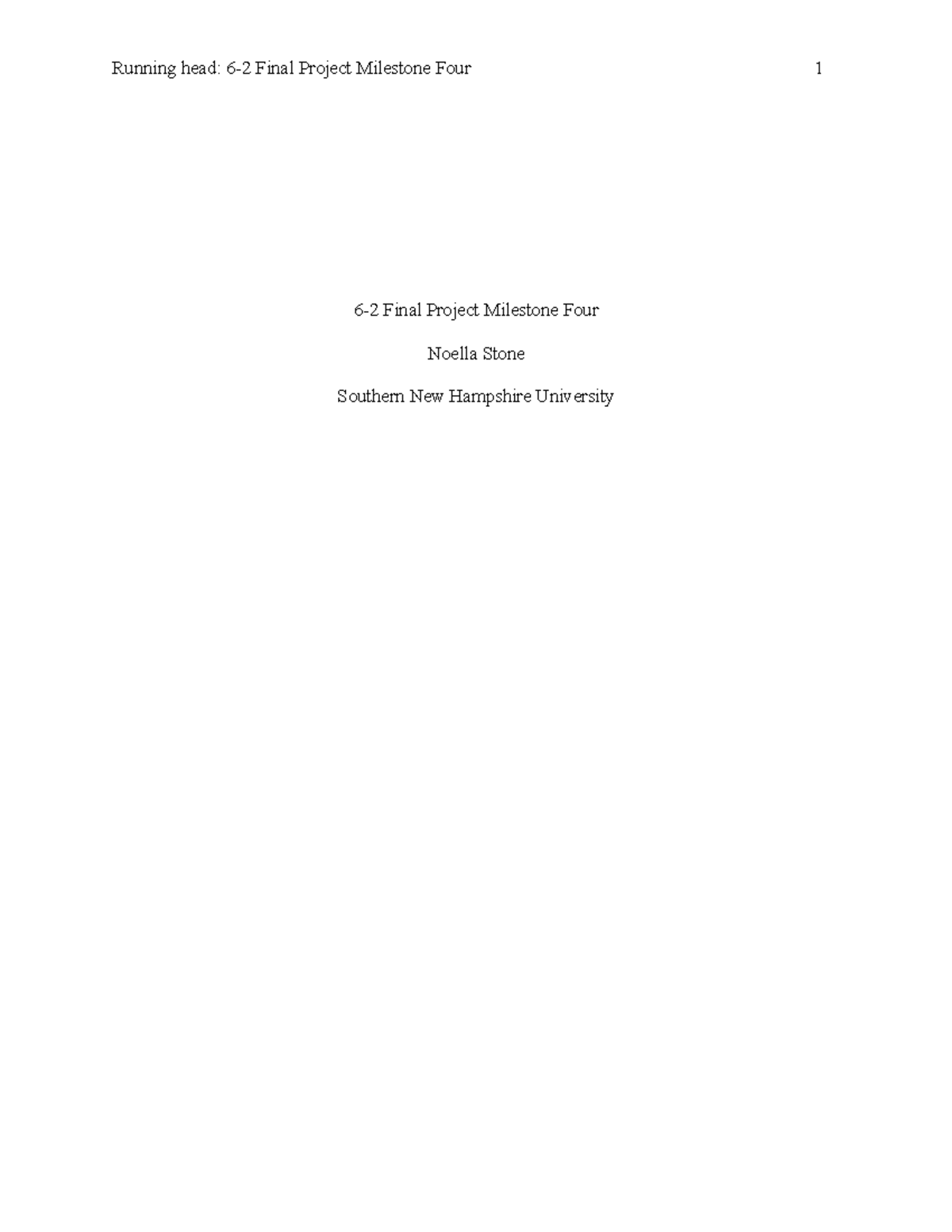 6-2 Final Project Milestone Four - Additionally, he suffered from ...