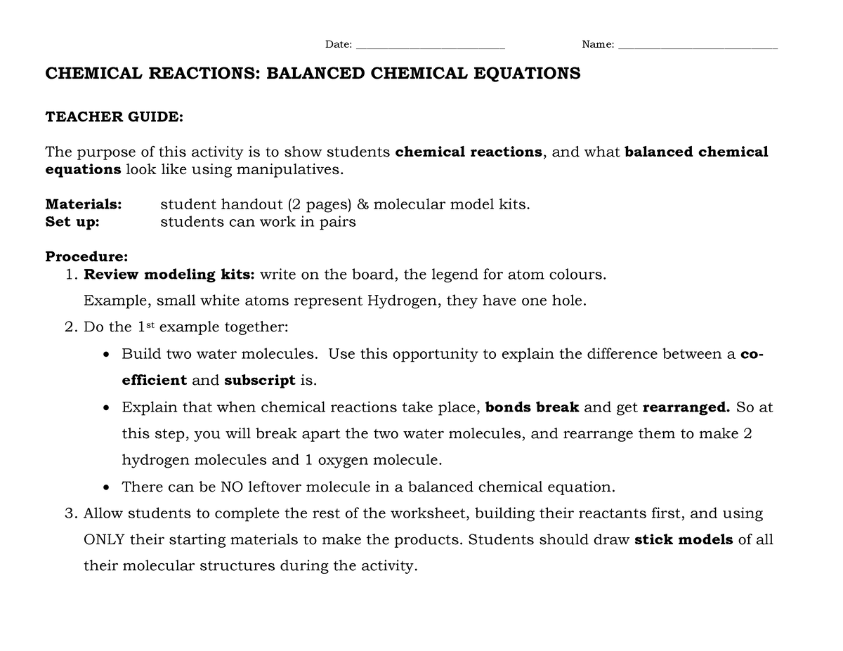 chemical-reactions-balancing-equations-activity-1-date