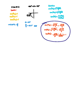 Trig cheat sheet reduced - © 2005 Paul Dawkins Trig Cheat Sheet ...