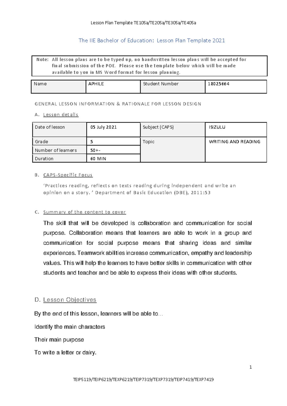 isizulu-poe-year-2-aphile-1-the-iie-bachelor-of-education-lesson