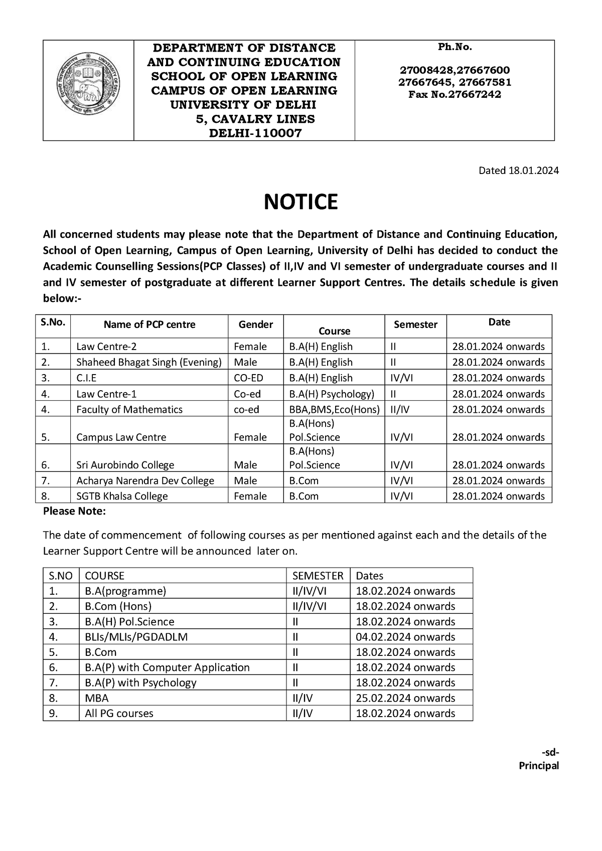 Academic Counselling Sessions PCP Classes Of II IV And VI Semester   Thumb 1200 1697 