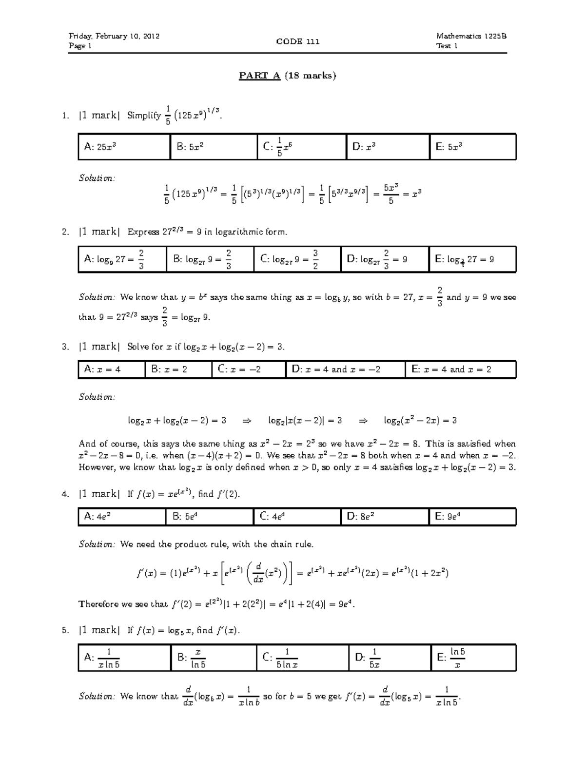 1225BW12t1v1 sol - test 1 - Friday, February 10, 2012 Page 1 ...