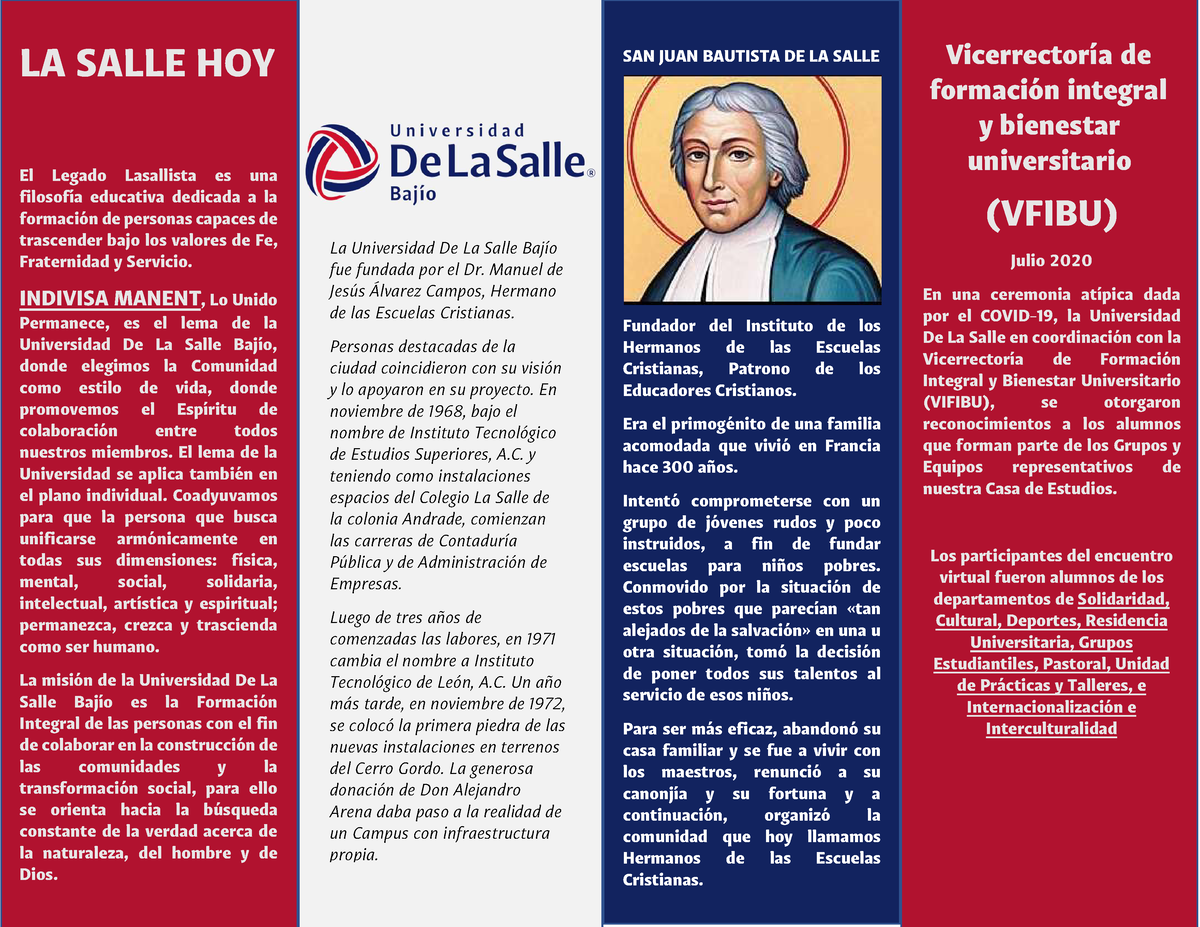 Jose Emmanuel Serrano Muro Infografia Juan Bautista De La Salle - SAN ...