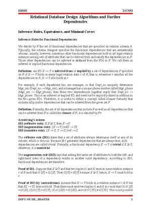 Dbms notes fulll - DATABASE MANAGEMENT SYSTEMS Subject Code: 10CS54 I ...