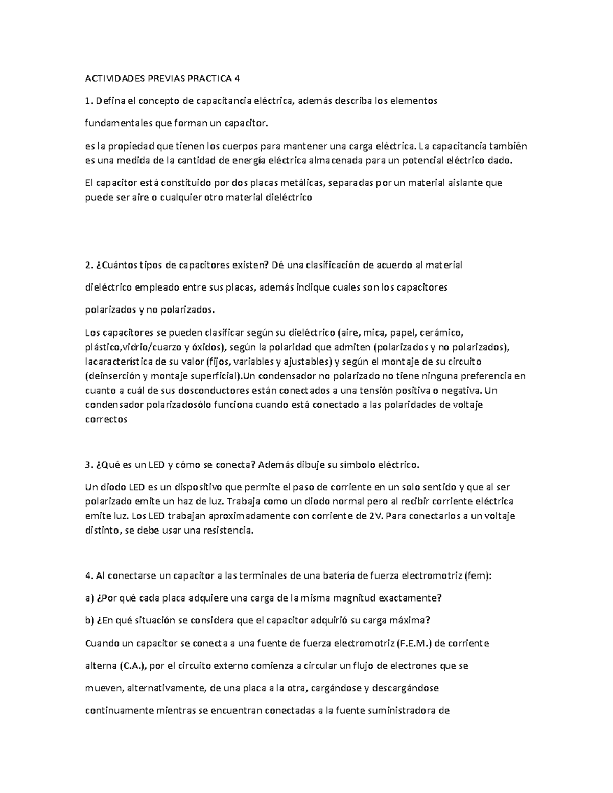 Capacitores Actividades Previas 4 - ACTIVIDADES PREVIAS PRACTICA 4 ...