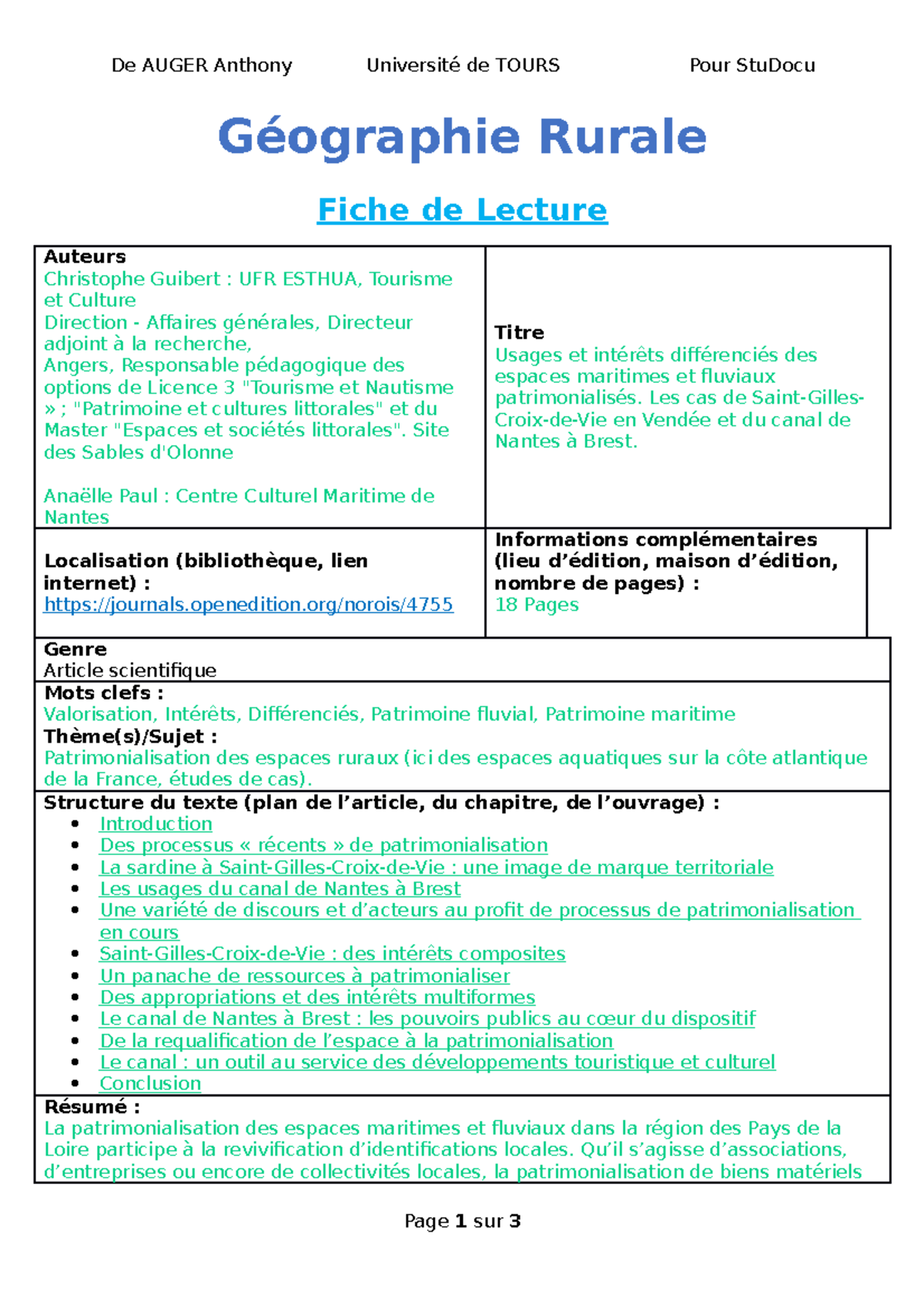 Géographie Rurale Cours: Géographie Rurale Cours Pdf – OOEUKM