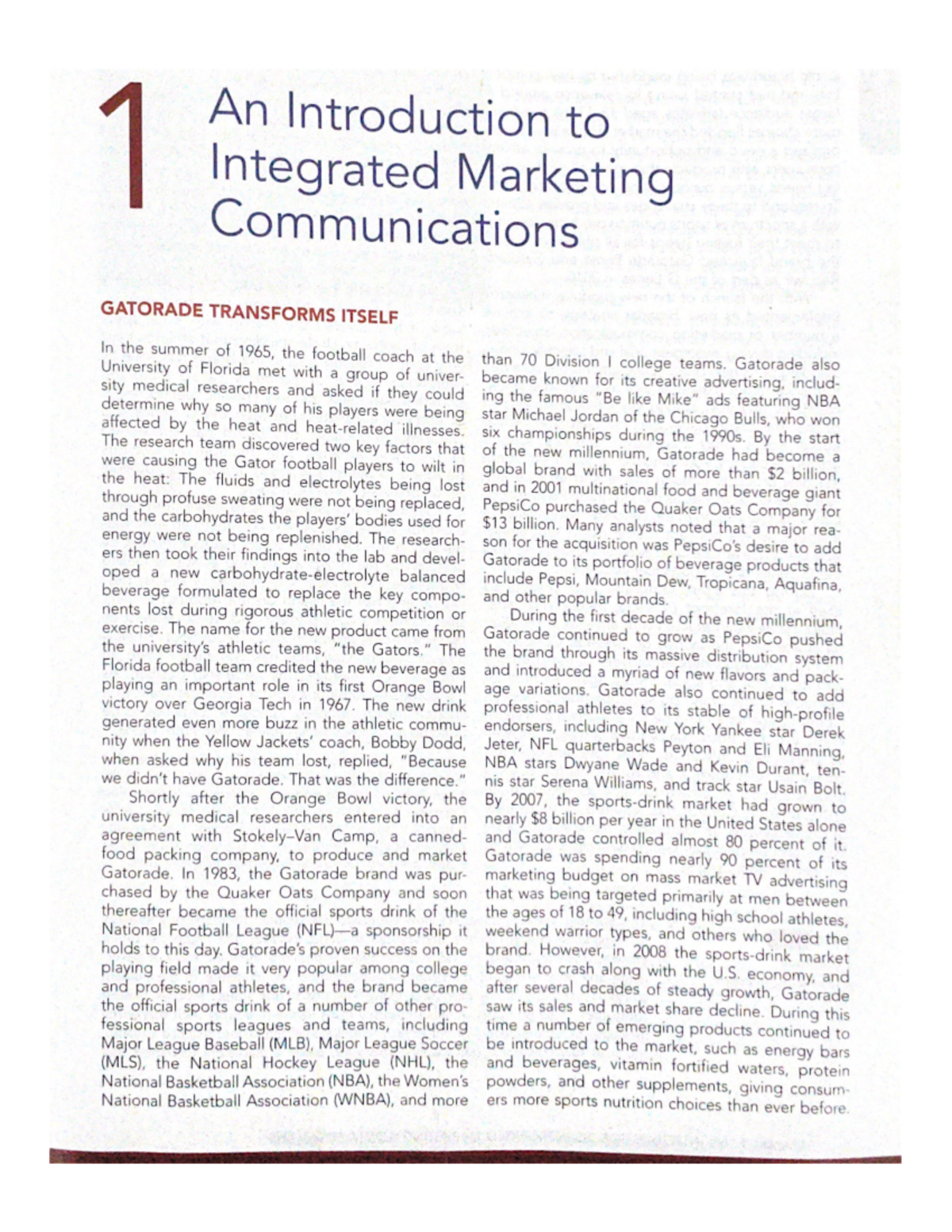 Case 1 IMC Case 1 Integrated marketing communication - marketing ...