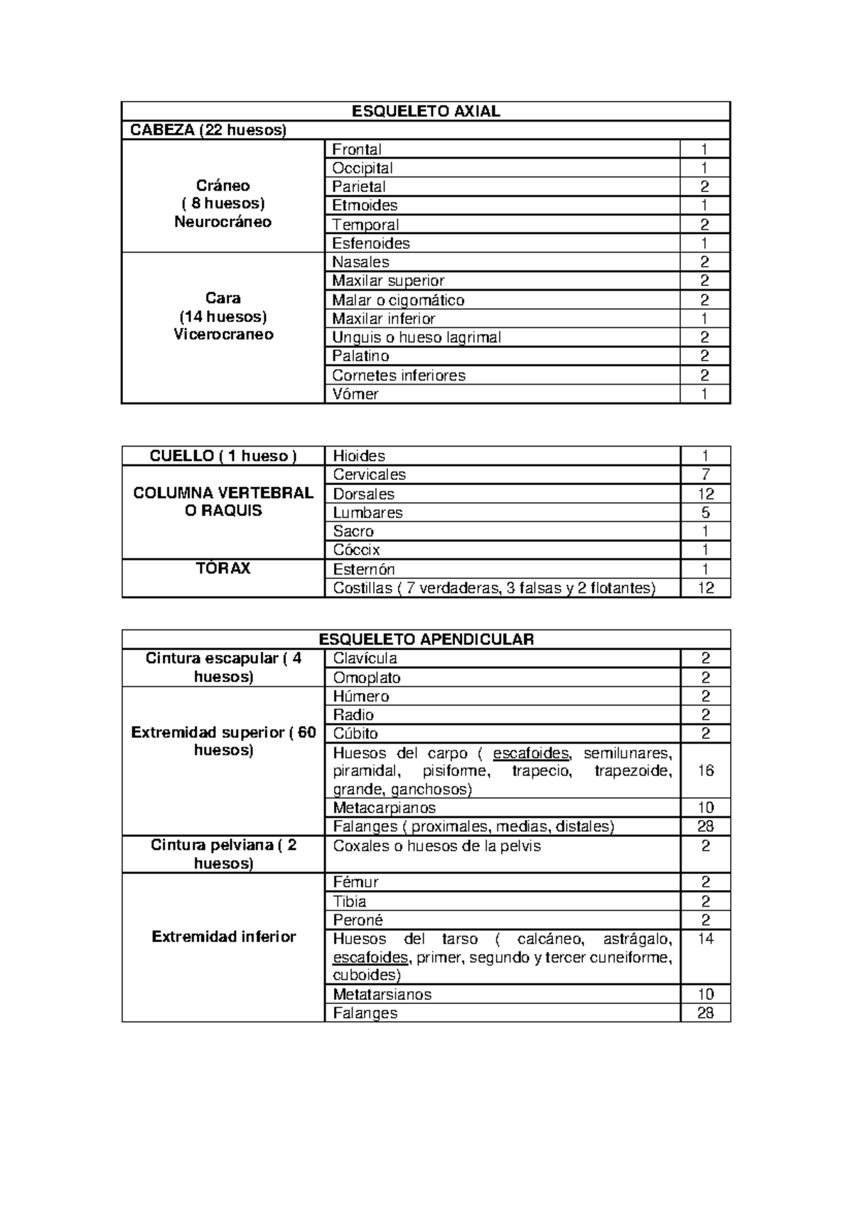 Anatomia CEPU - wknfeknvev - ESQUELETO AXIAL CABEZA (22 huesos) Cráneo ...