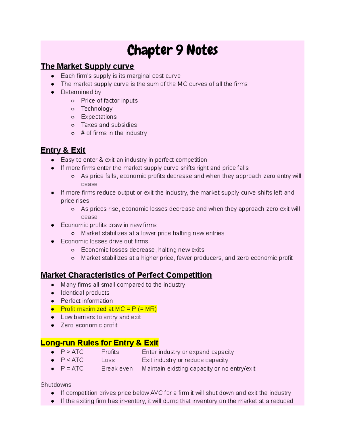 chapter-9-notes-chapter-9-notes-the-market-supply-curve-each-firm-s