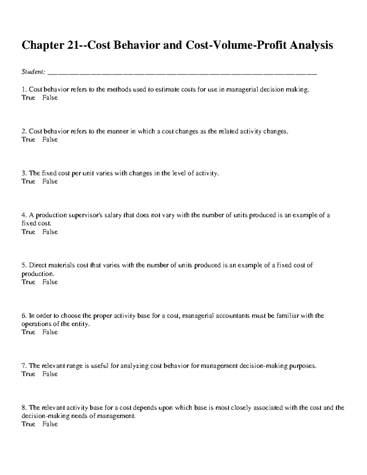 chapter-21-cost-behavior-a-true-false-cost-behavior-refers-to-the