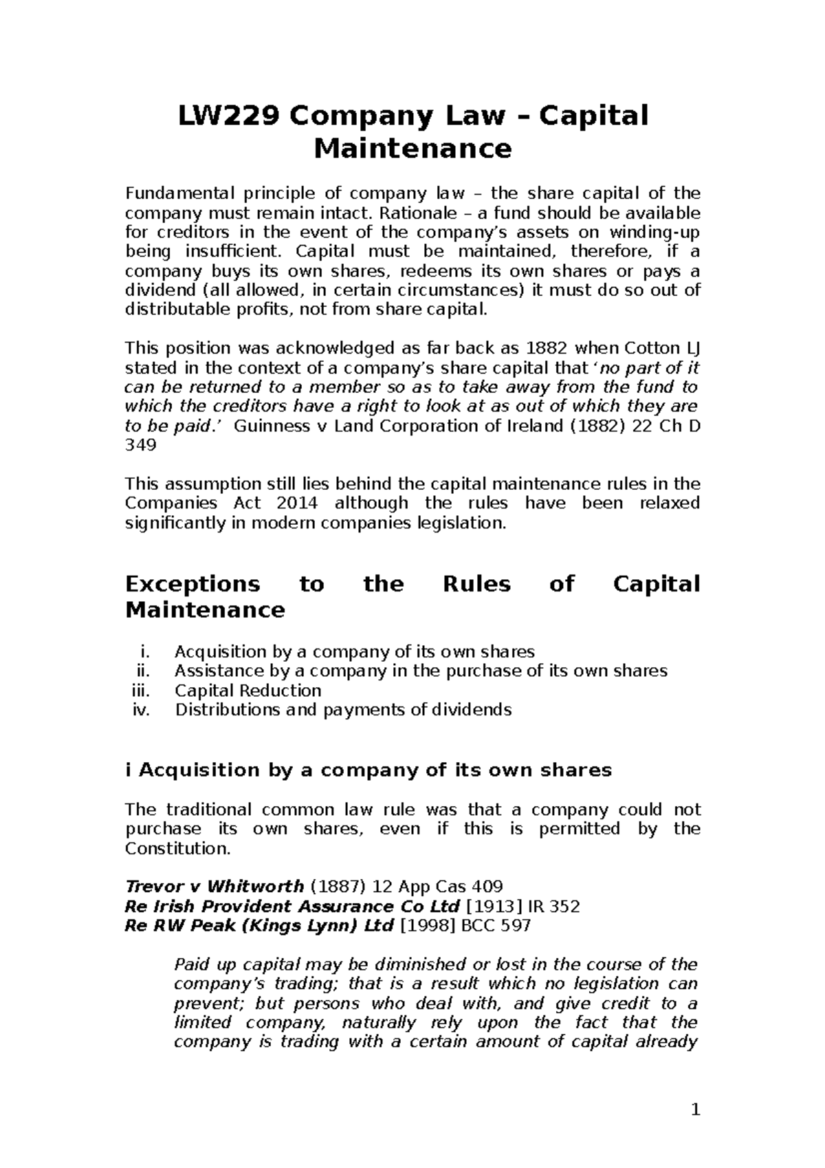 capital-maintenance-lw229-company-law-capital-maintenance