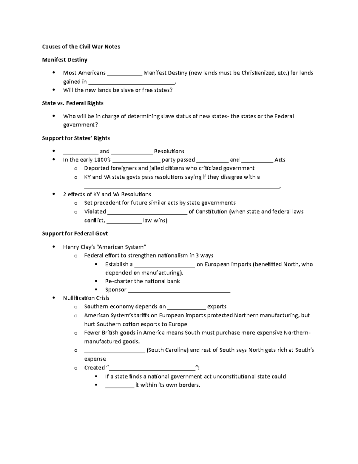 causes-of-the-civil-war-notes-for-acg1-causes-of-the-civil-war-notes