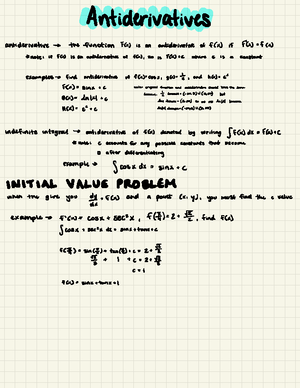 5.2 Approximating Area and Definite Integrals - MATH 10A - Studocu
