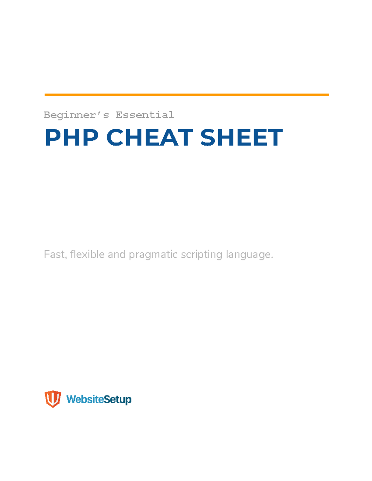 PHP-Cheat-Sheet - PHP codes - Beginner’s Essential PHP CHEAT SHEET Fast ...