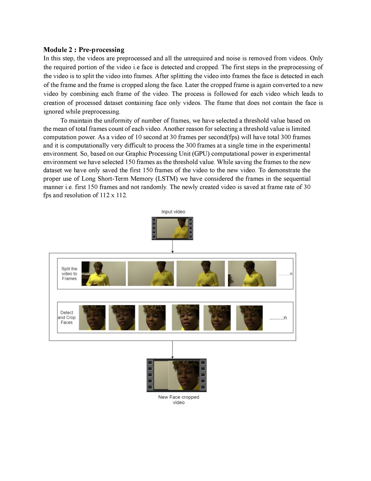 Module 2 Preprocessing - Module 2 : Pre-processing In this step, the ...