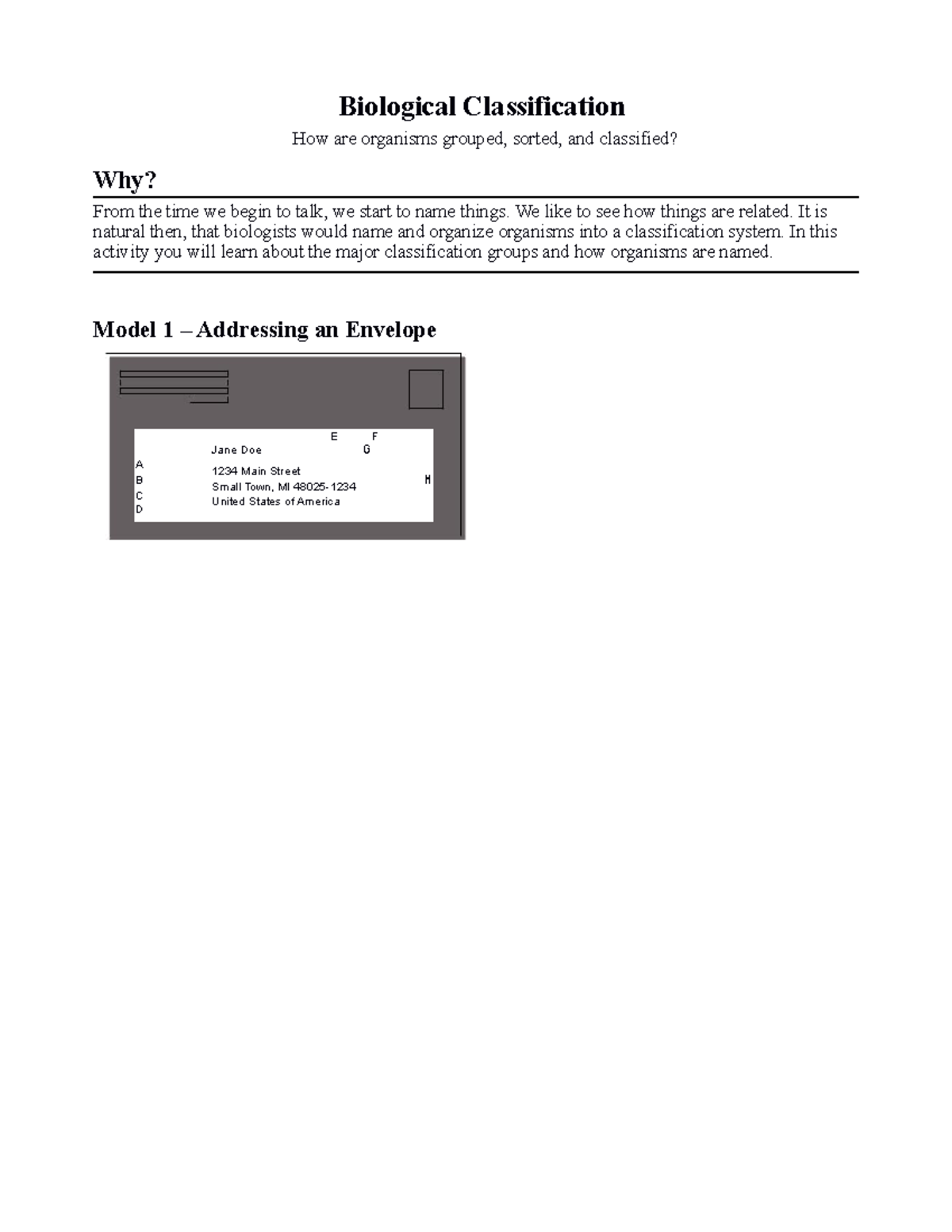 20 Biological Classification-S - Biological Classification How Are ...