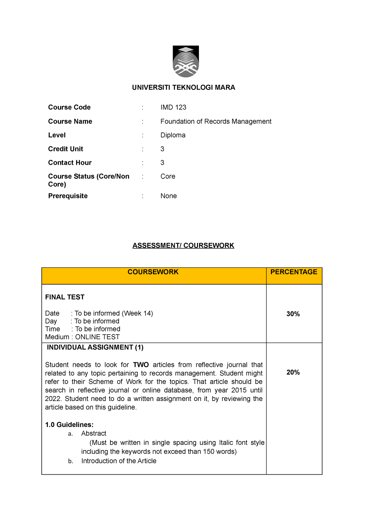 phd information management uitm