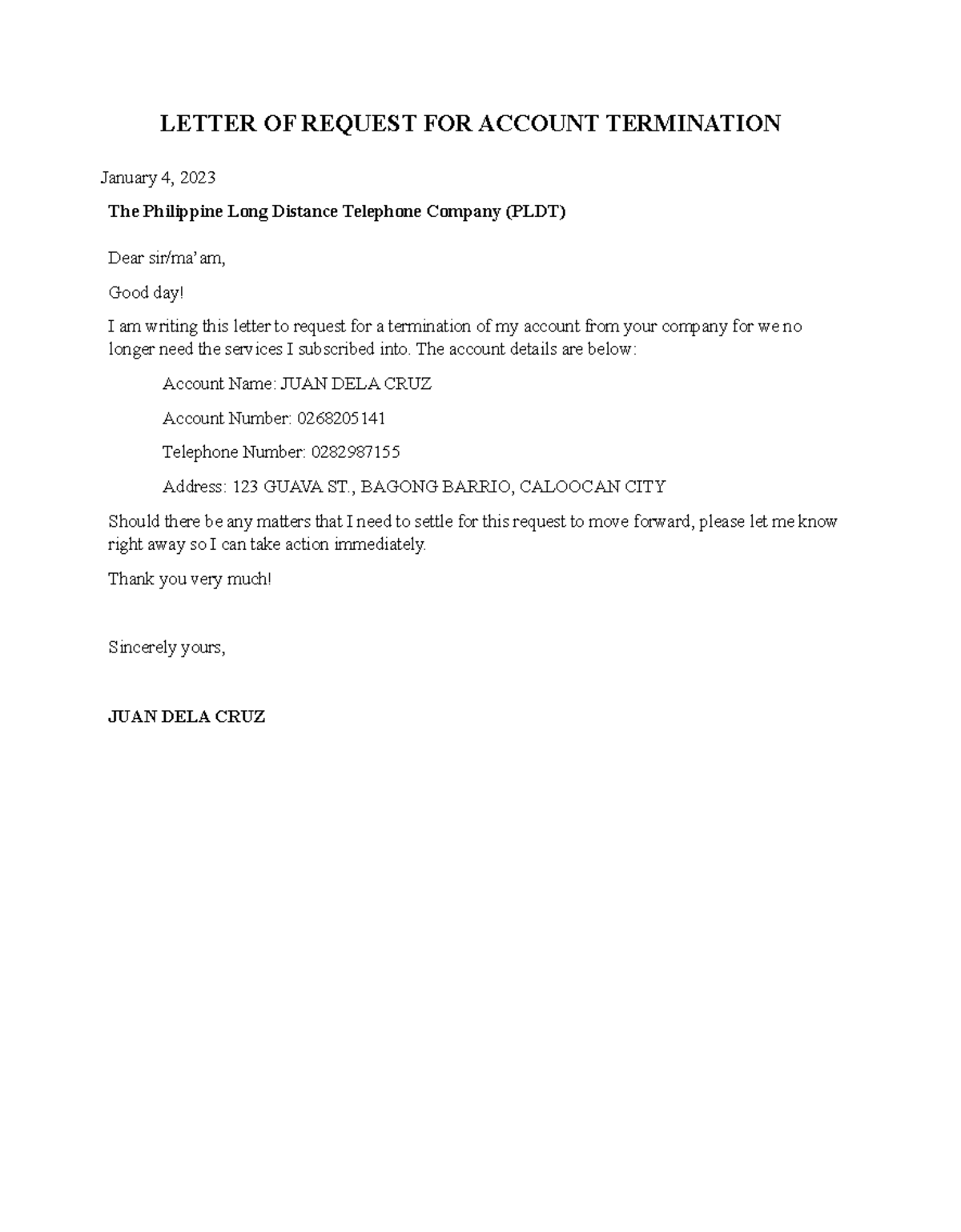 Sample Letter Of Request For Lost Documents