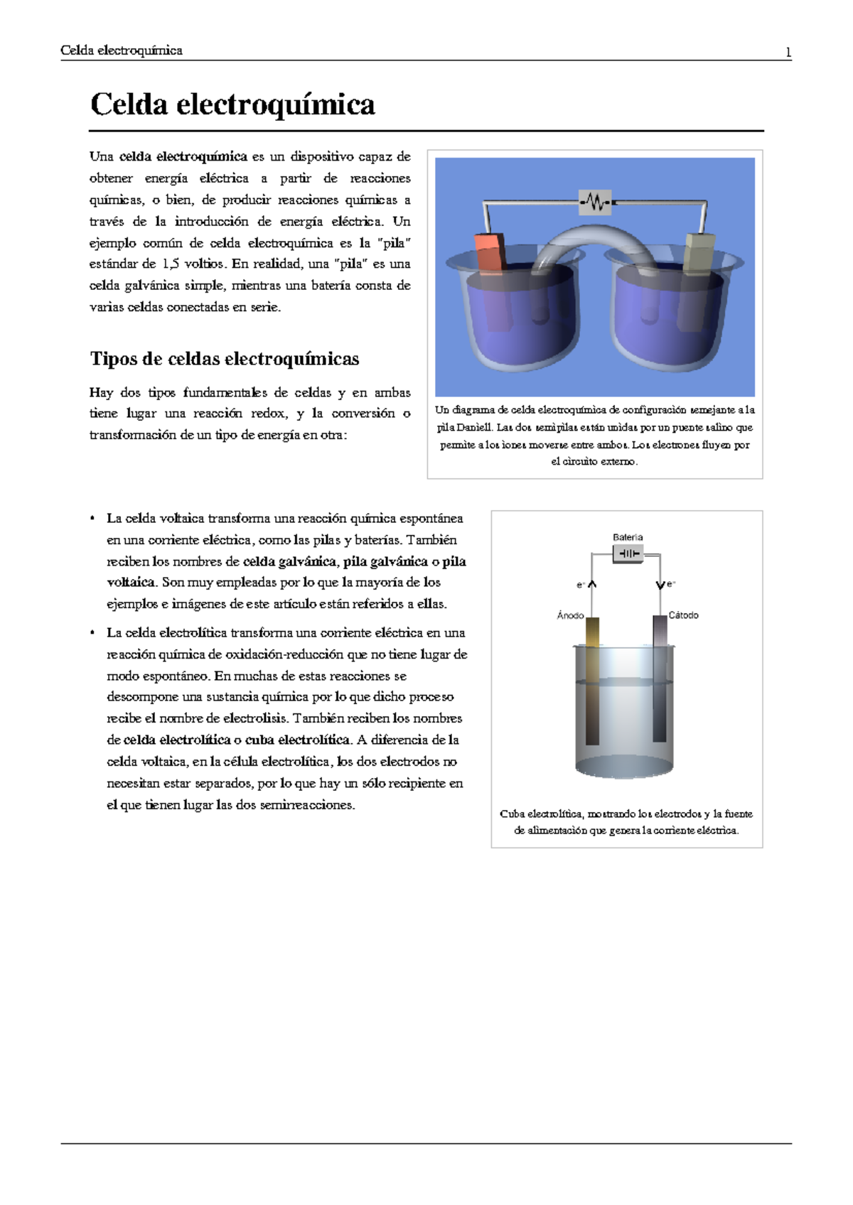 Celda Electroqu%edmica - Celda Electroquímica Un Diagrama De Celda ...