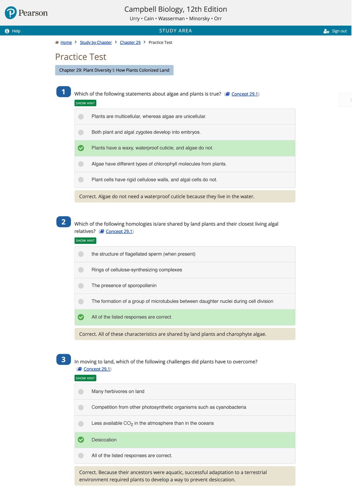 Practice Test Chapter 29 - 1 2 3 Home Study by Chapter Chapter 29 ...