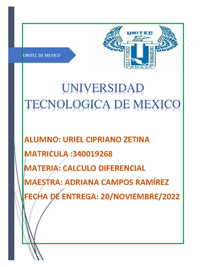 Menu1 - Ejemplos - Cálculo Diferencial - UNITEC - Studocu