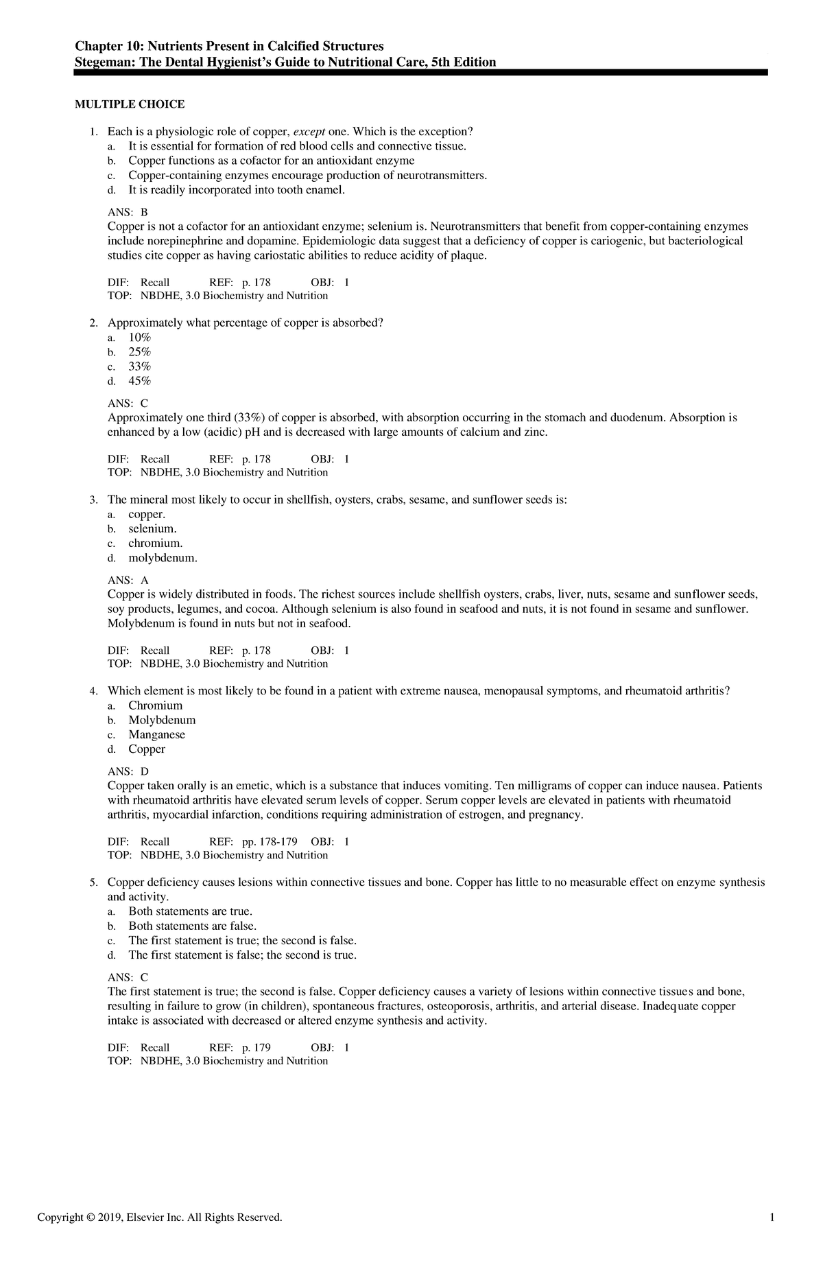 Exam View - Chapter 10 - BIOL 256 - CCBC - Studocu