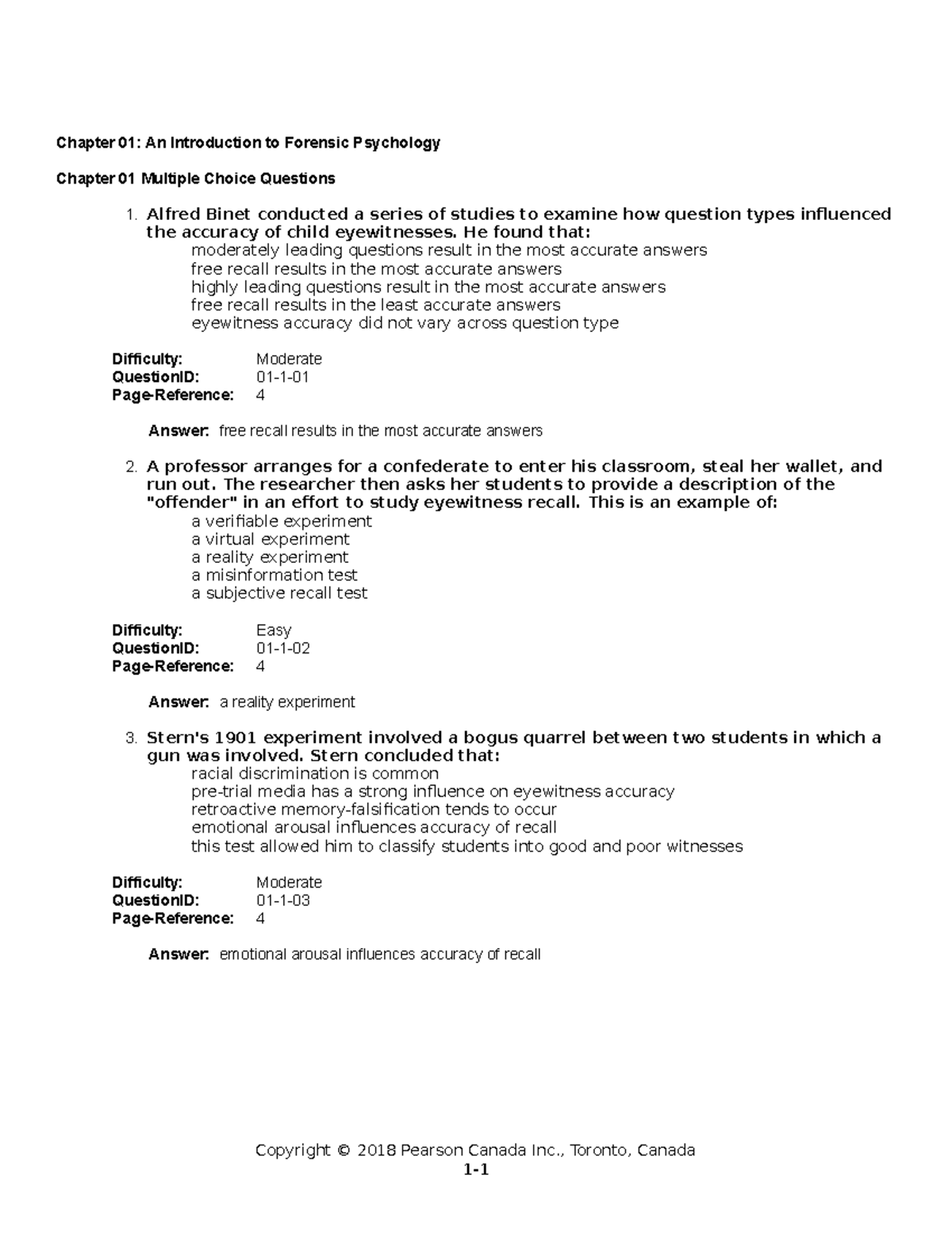 Sample/practice Exam 2016, Questions And Answers - Chapter 01: An ...