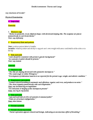 Head, Face, and Neck Script - Head, face, neck assessment “Now I am ...