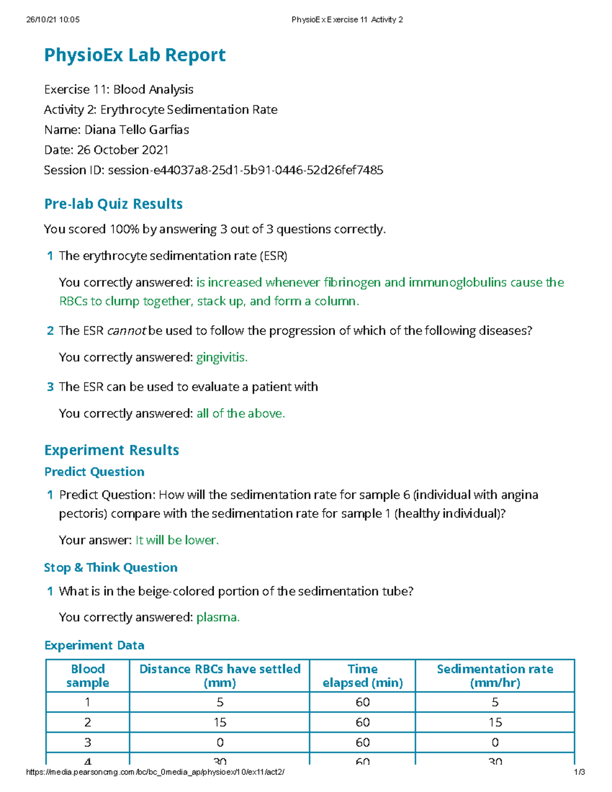 Physio Ex Exercise 11 Activity 2 - Pearsoncmg/bc/bc_0media_ap/physioex ...