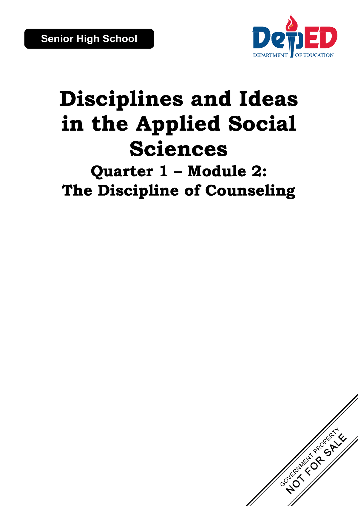Diass- Module 2 - Disciplines and Ideas in the Applied Social Sciences ...