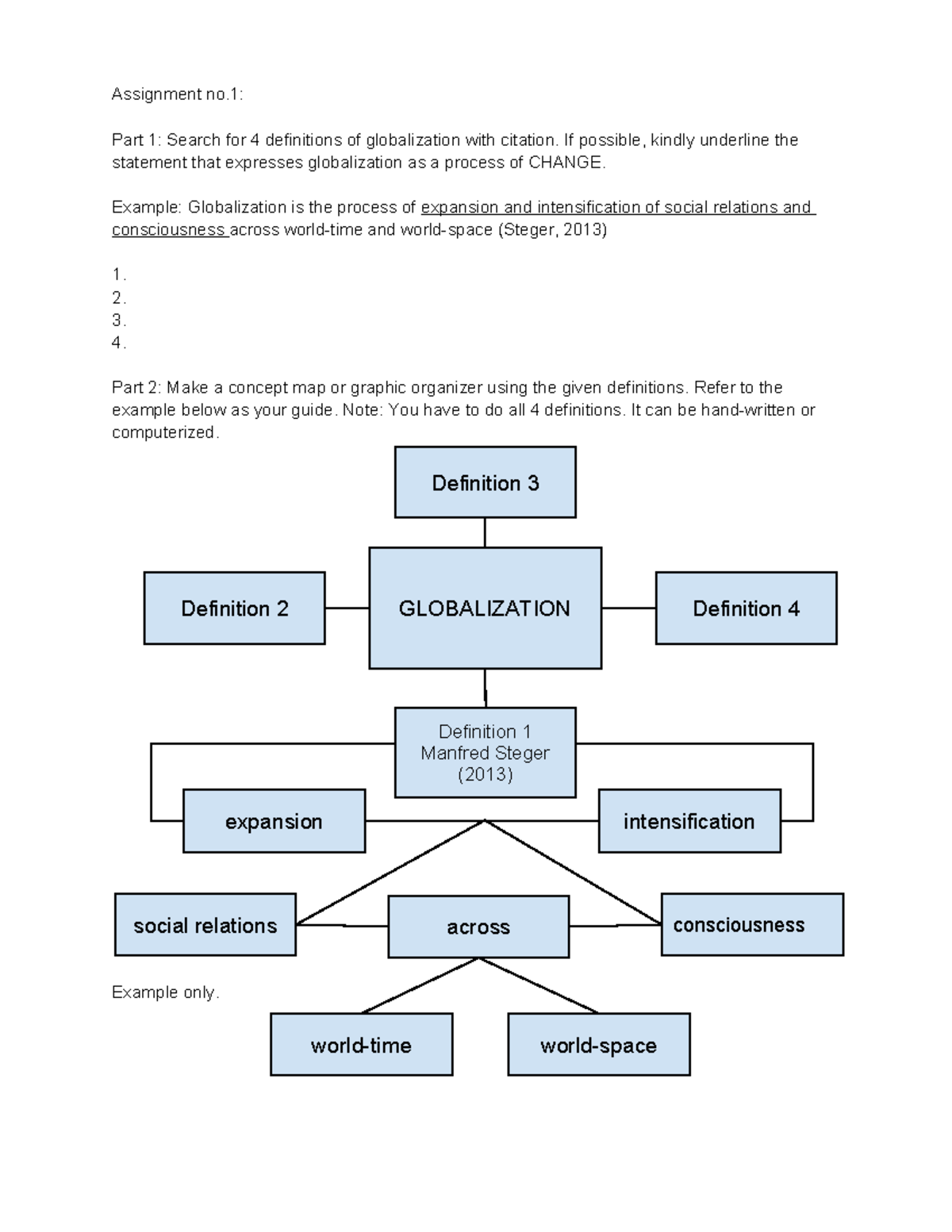 Activity-no.1-TCW101 - Assignment no: Part 1: Search for 4 definitions ...